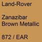 Preview: Land-Rover, Zanazibar Brown Metallic, 872 / EAR.